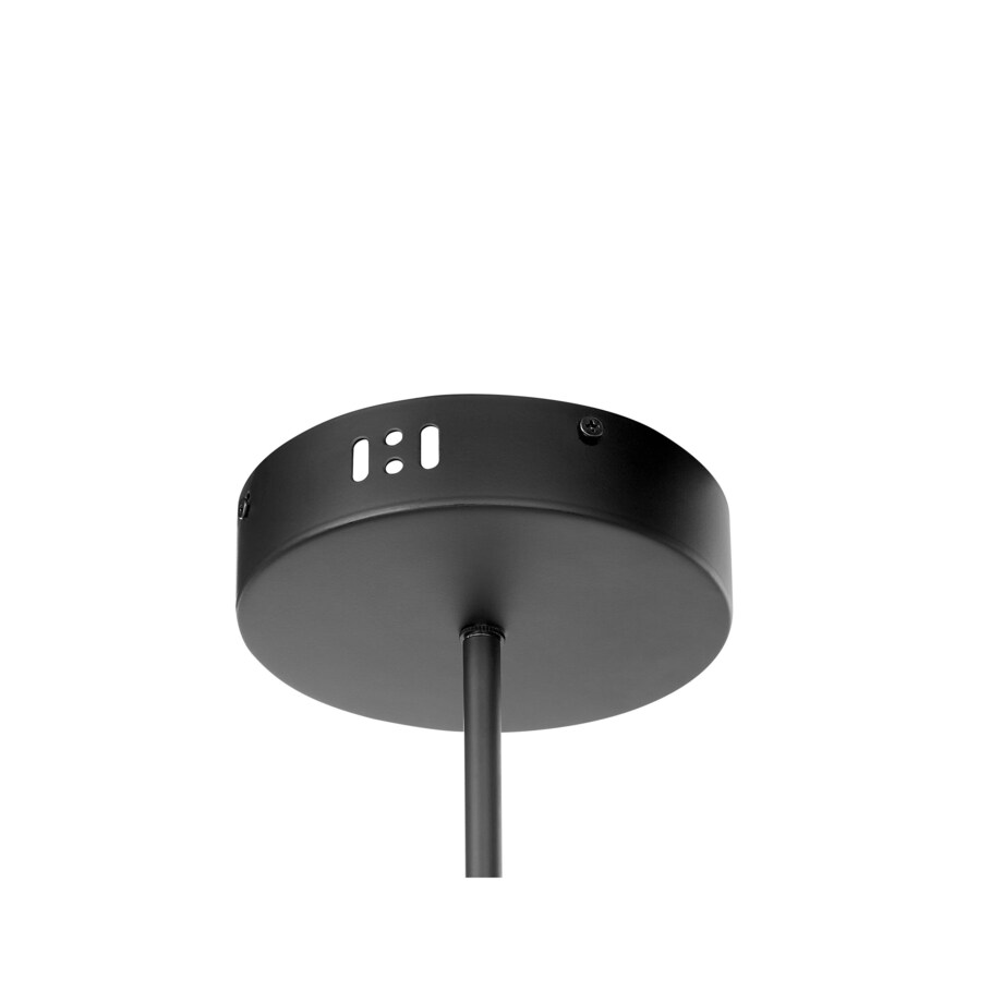 Lampa wisząca 4-punktowa LED metalowa czarna FOYLE