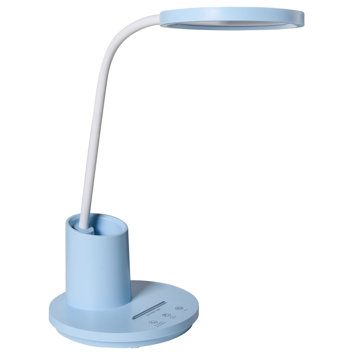 Lampa biurkowa LED VELA Ze ściemniaczem Niebieski