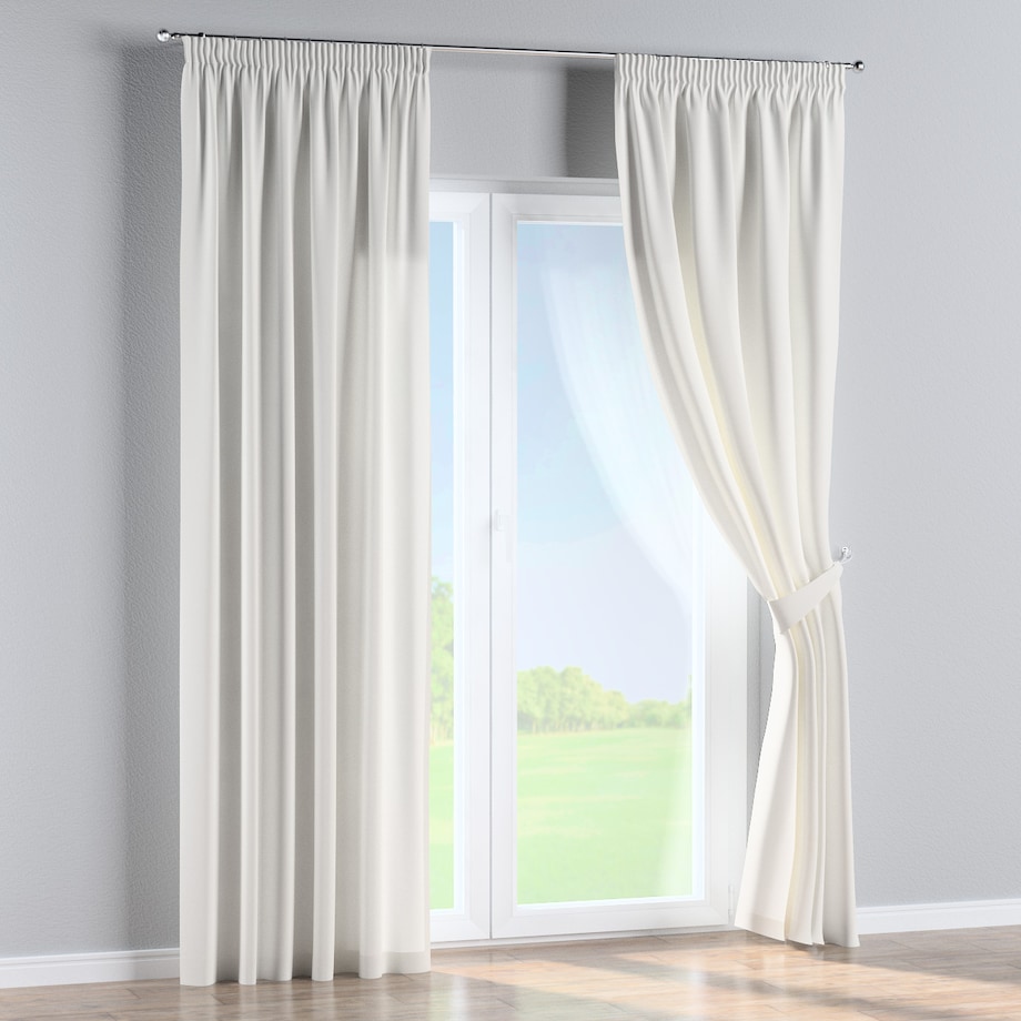 Zasłona na taśmie marszczącej 1 szt. 130x260 biały