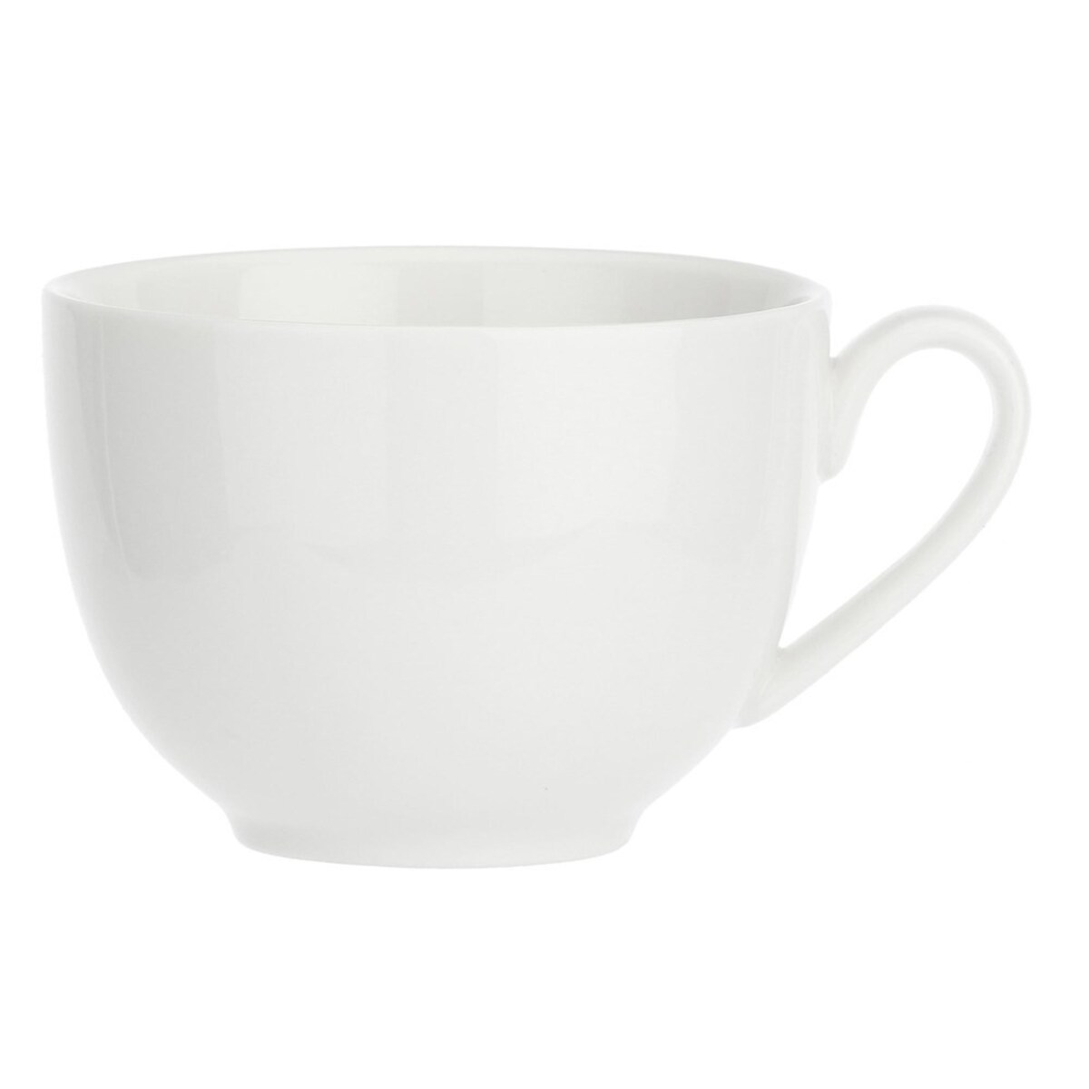 Zestaw 6 filiżanek do herbaty ze spodkiem Corte - Biały, 200 ml