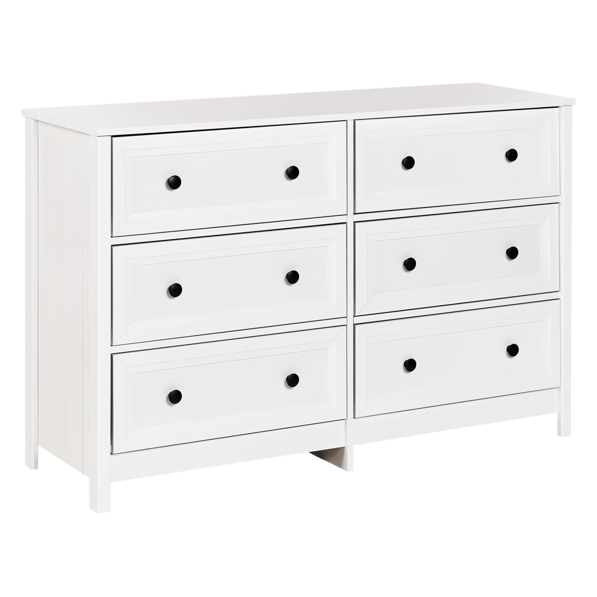 Komoda 6 szuflad biała HAZELVALE
