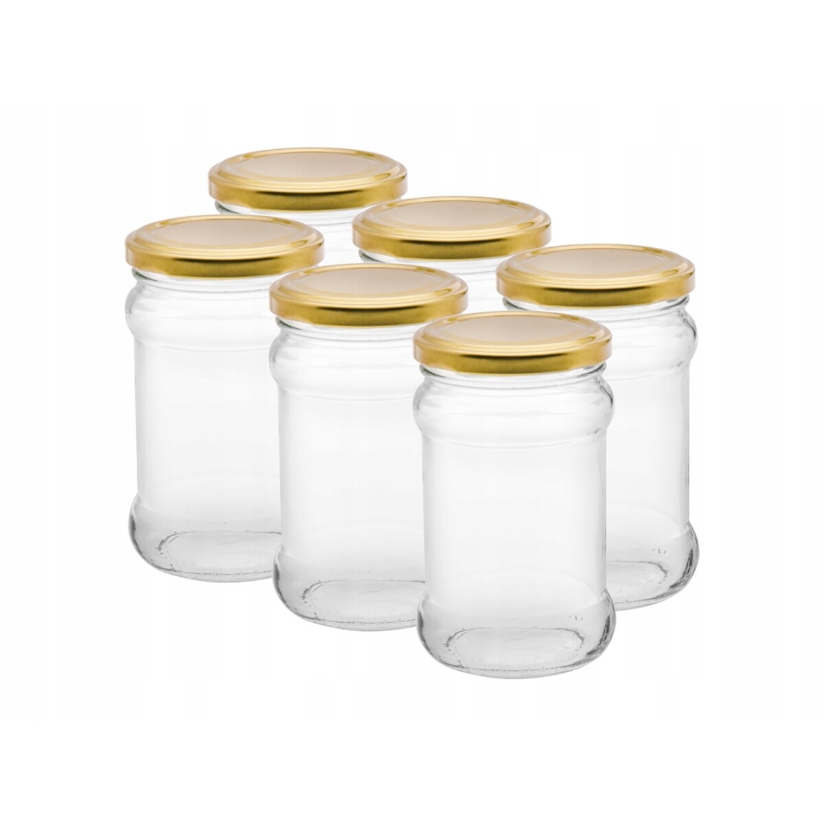 SŁOIK SZKLANY z zakrętką nakrętką 6szt 315 ml na dżem weki przetwory soki