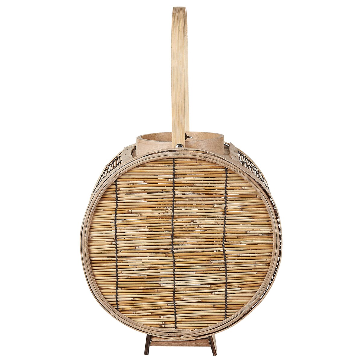 Lampion rattanowy 30 cm naturalny BISTAL