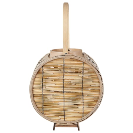 Lampion rattanowy 30 cm naturalny BISTAL