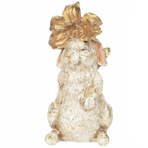 ZAJĄC WIELKANOCNY FIGURKA MAŁY KRÓLIK ZAJĄCZEK DEKORACJA NA WIELKANOC 15cm