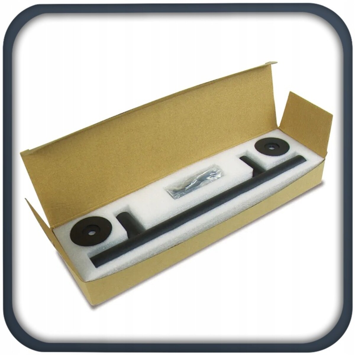 Uchwyt klamka do drzwi przesuwnych czarna matowa loft solidna retro premium