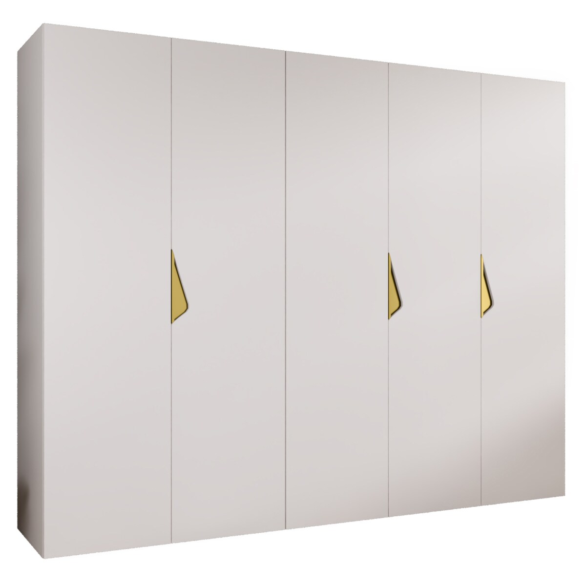 Szafa uchylna Sandi 1 250 wys 202 cm Biały + u Złoty