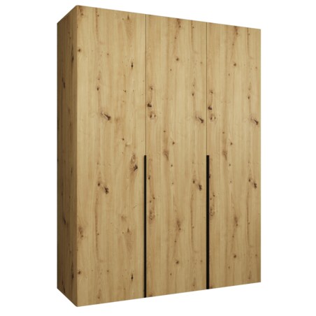 Szafa uchylna otwierana ALICANTE 1 150 wys. 202 cm Artisan + u. Czarny