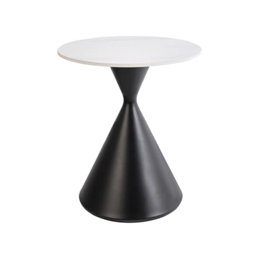 Stolik pomocniczy ceramiczny czarny HAIWEE