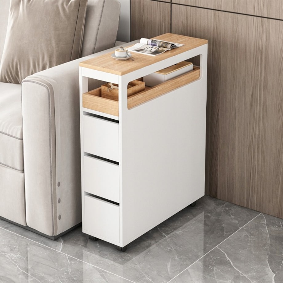 Szafka na kółkach na papier komoda łazienkowa regał szuflady kuchni salonu