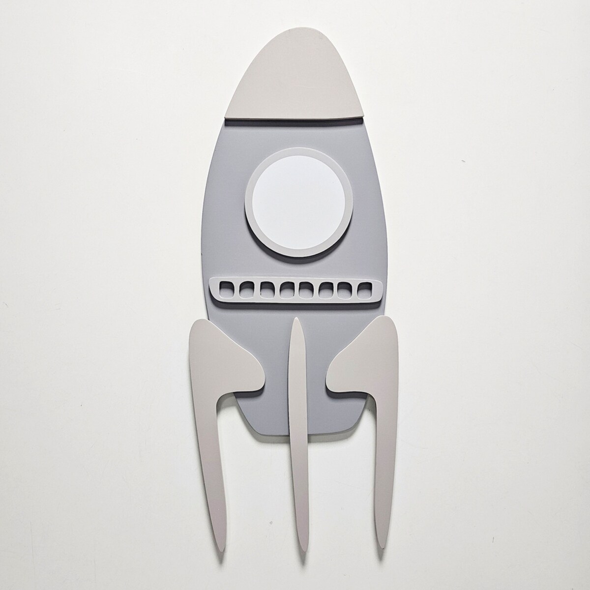 Dekoracja Ścienna Rakieta - Ozdoba do Pokoju Dziecięcego