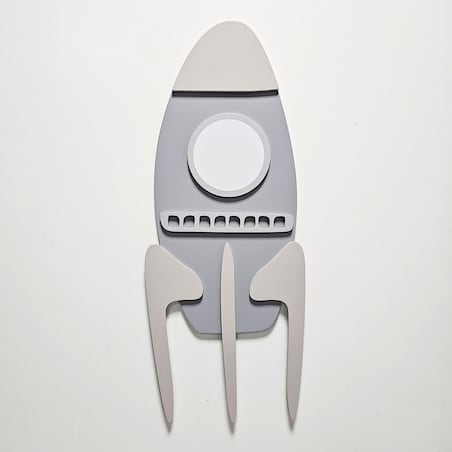Dekoracja Ścienna Rakieta - Ozdoba do Pokoju Dziecięcego