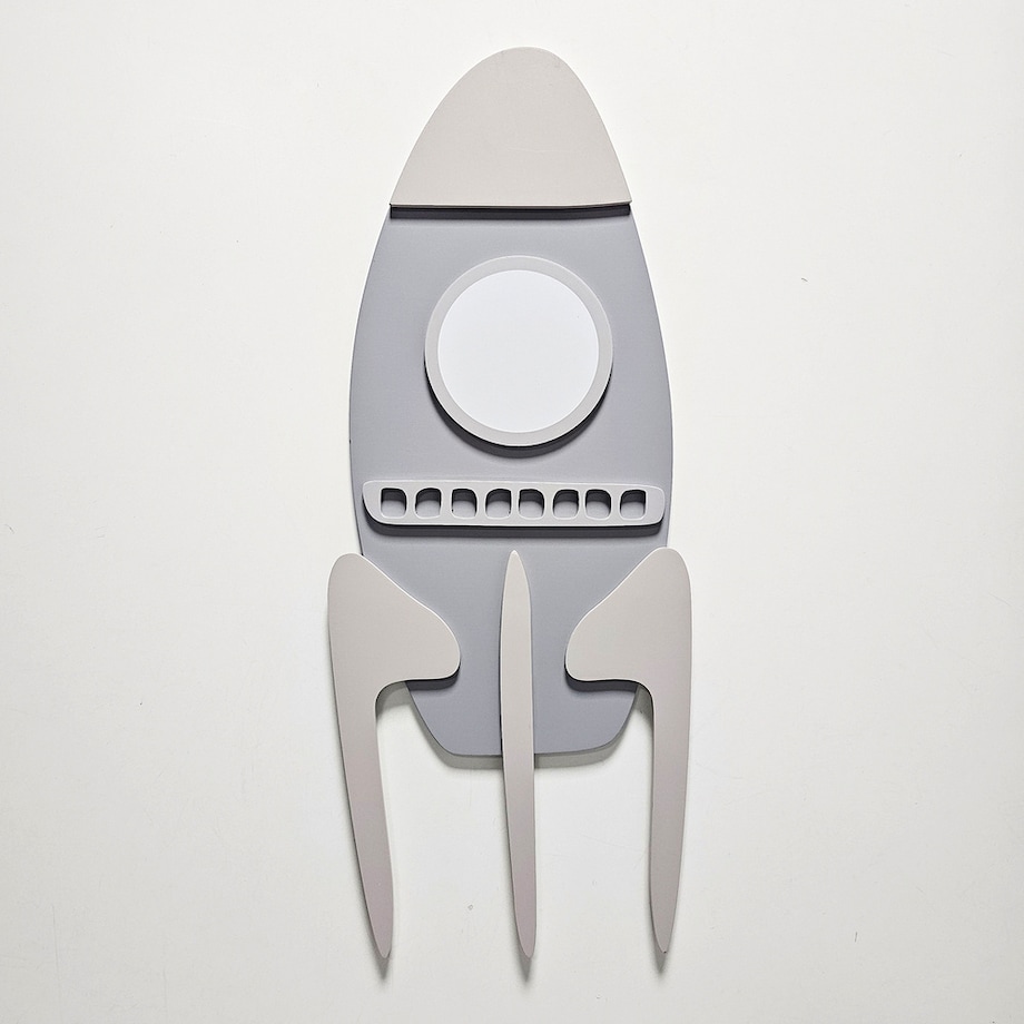 Dekoracja Ścienna Rakieta - Ozdoba do Pokoju Dziecięcego
