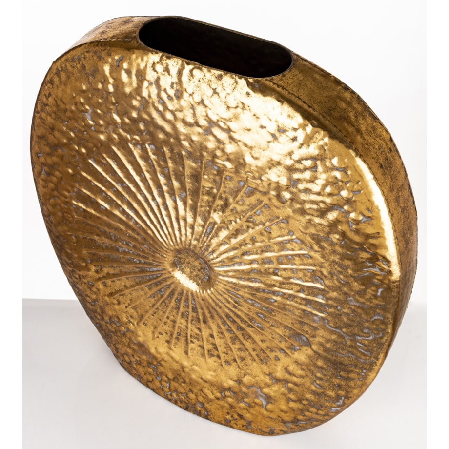Wazon metalowy złoty 74x65x10,5 cm ZLATO