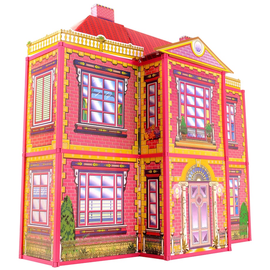 Wielki domek dla lalek Willa 94 cm +akcesoria FUNFIT