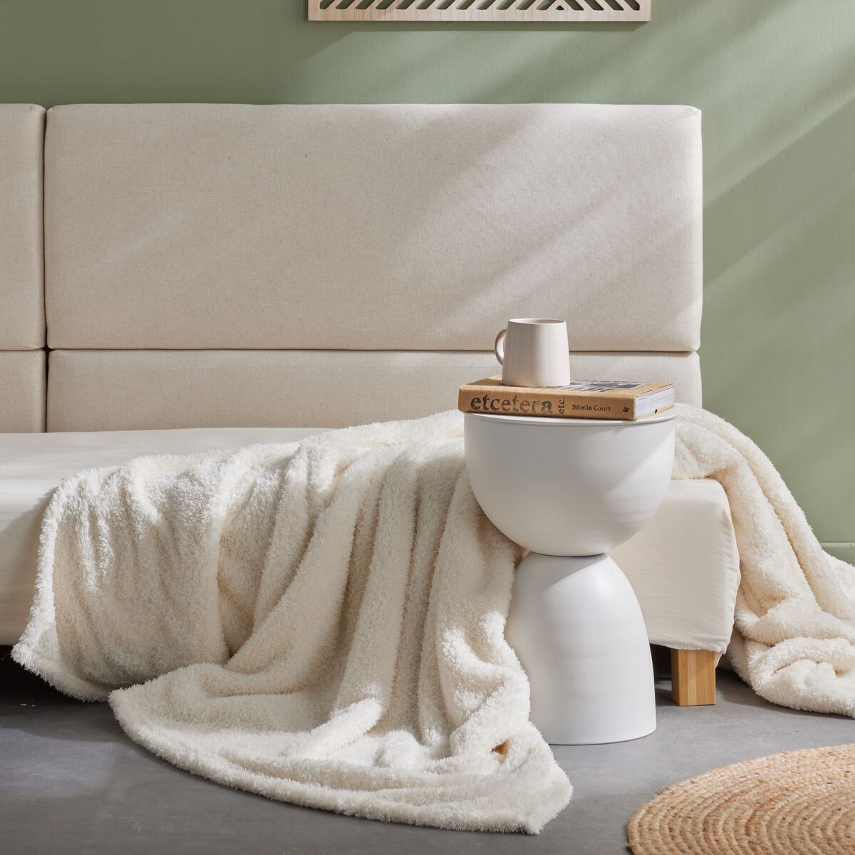 Koc typu teddy, 130 x 180 cm, LUNEL