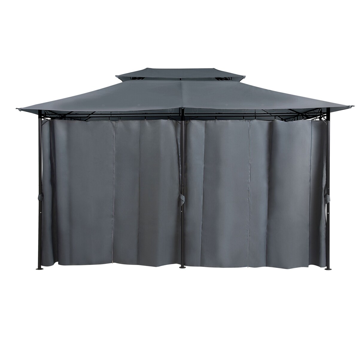 Pawilon ogrodowy 300 x 400 cm ciemnoszary COLOS