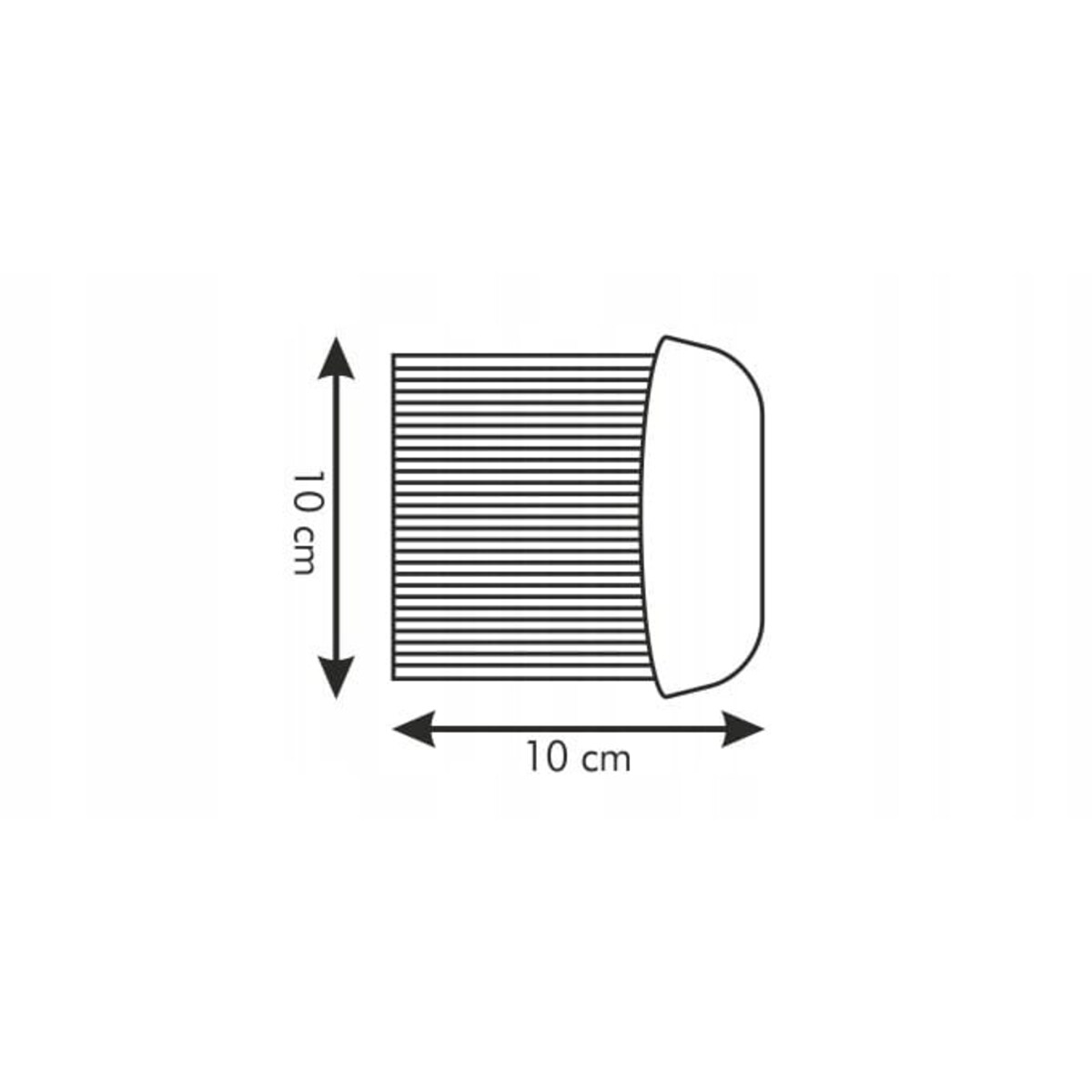 Tescoma Krajarka Dekoracyjna do Warzyw Karbowana Nóż Falowany Siekacz