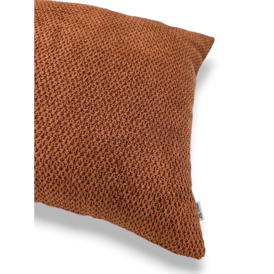 Ruda poduszka ozdobna 45x45 Dora