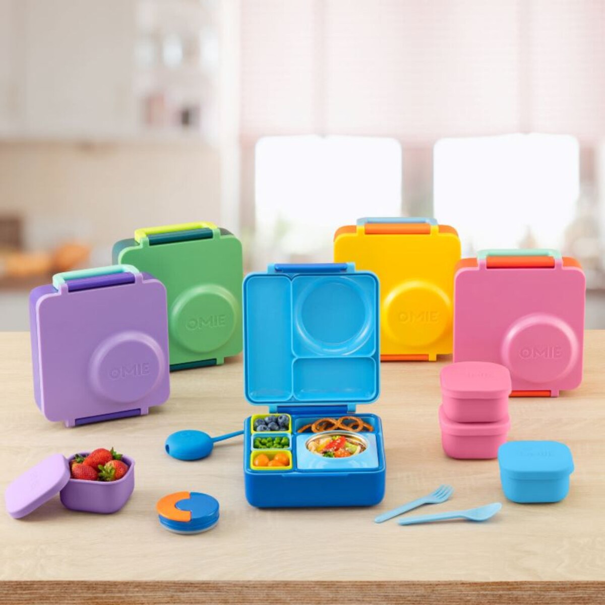 OMIE OMIESNACK pojemnik na przekąski, Orange