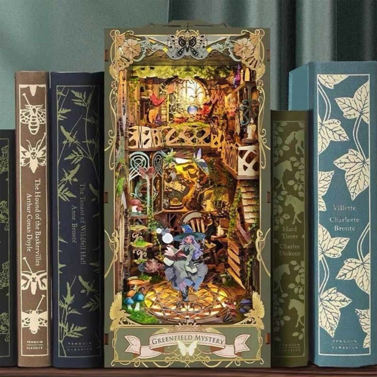 Miniaturowy domek Book Nook - Czarodziejki lasu