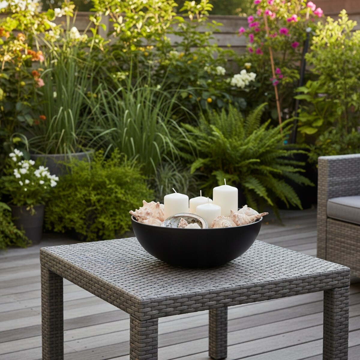 MISA DEKORACYJNA CZARNA 25cm POIDEŁKO PATERA MISKA DO DOMU SALONU OGRODU