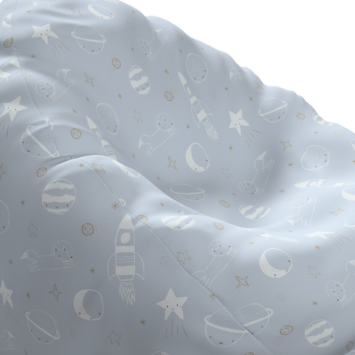 Worek do siedzenia Bowli, szary, Ø60 x 105 cm, Magic Collection