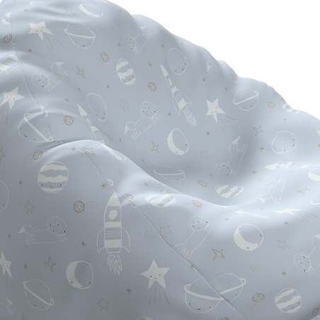 Worek do siedzenia Bowli, szary, Ø60 x 105 cm, Magic Collection