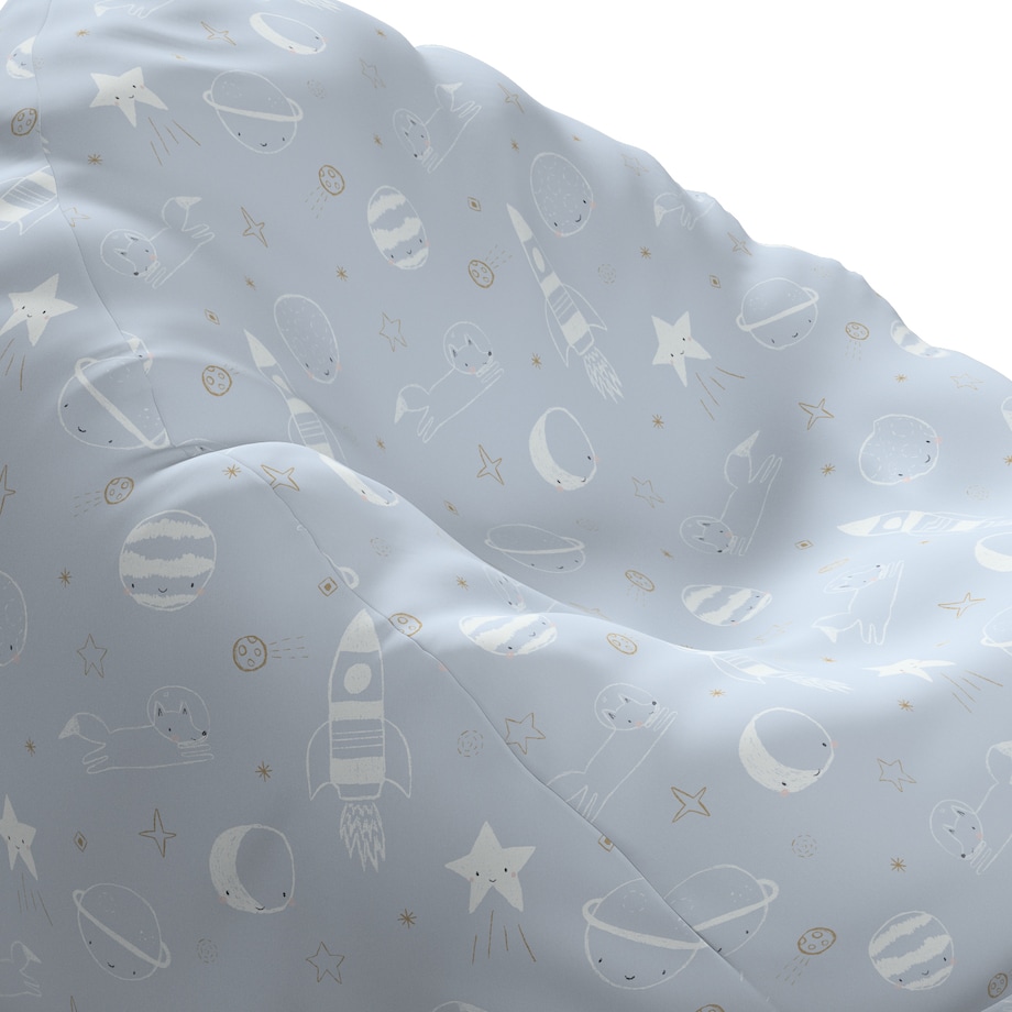 Worek do siedzenia Bowli, szary, Ø60 x 105 cm, Magic Collection