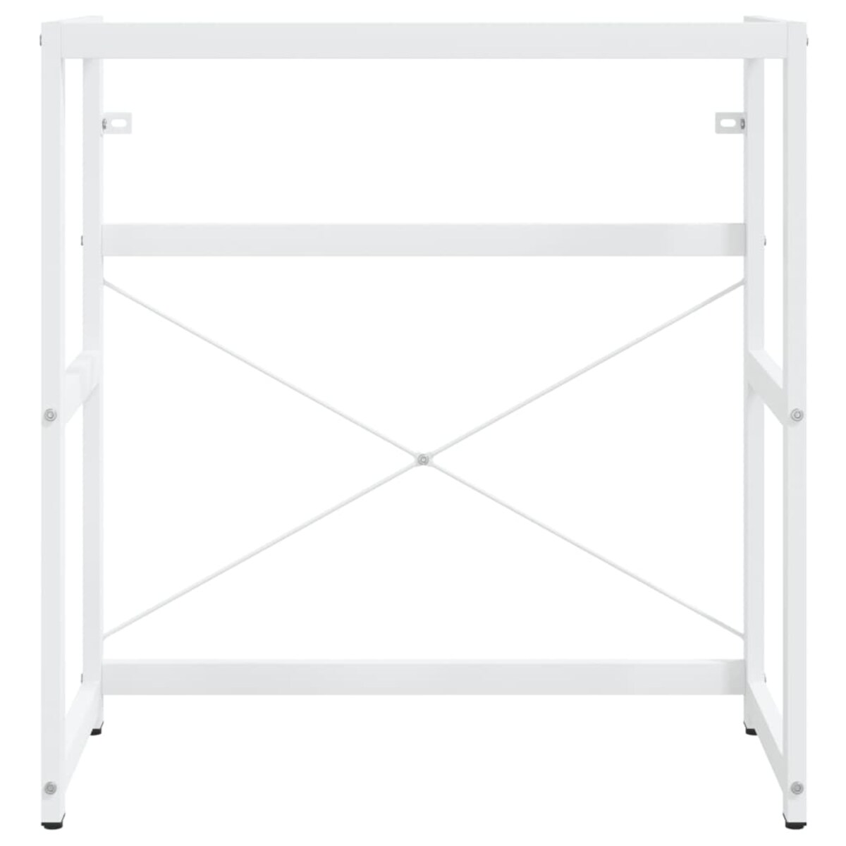 vidaXL Stelaż pod umywalkę, biały, 79x38x83 cm, żelazny