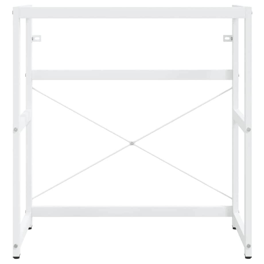 vidaXL Stelaż pod umywalkę, biały, 79x38x83 cm, żelazny