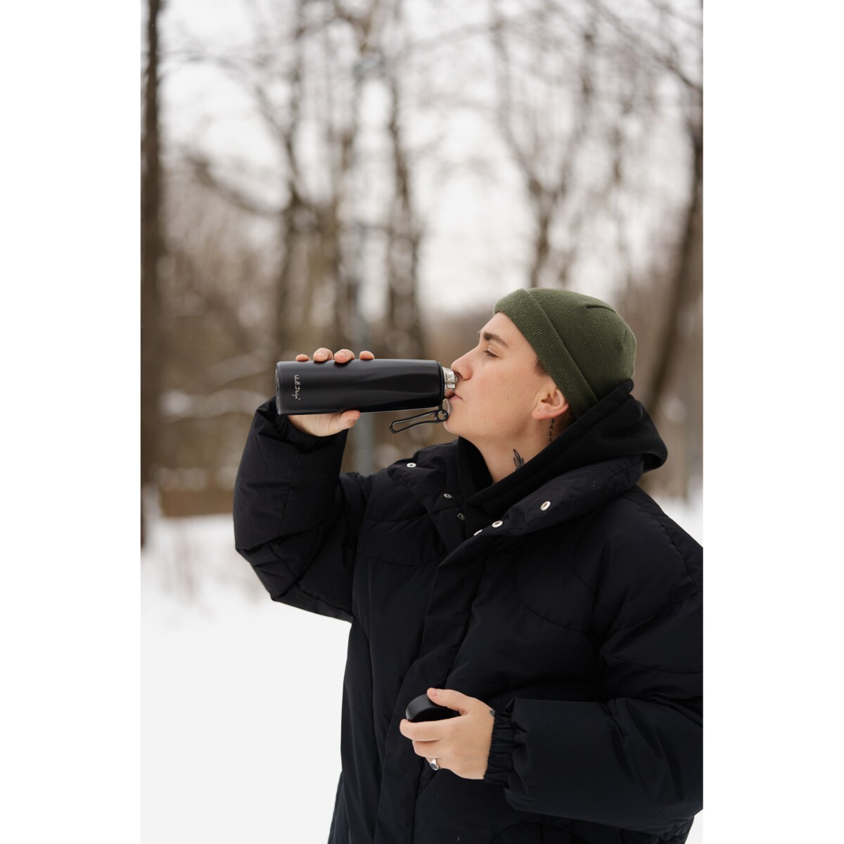 Butelka termiczna Fuori 500 ml czarna 29903