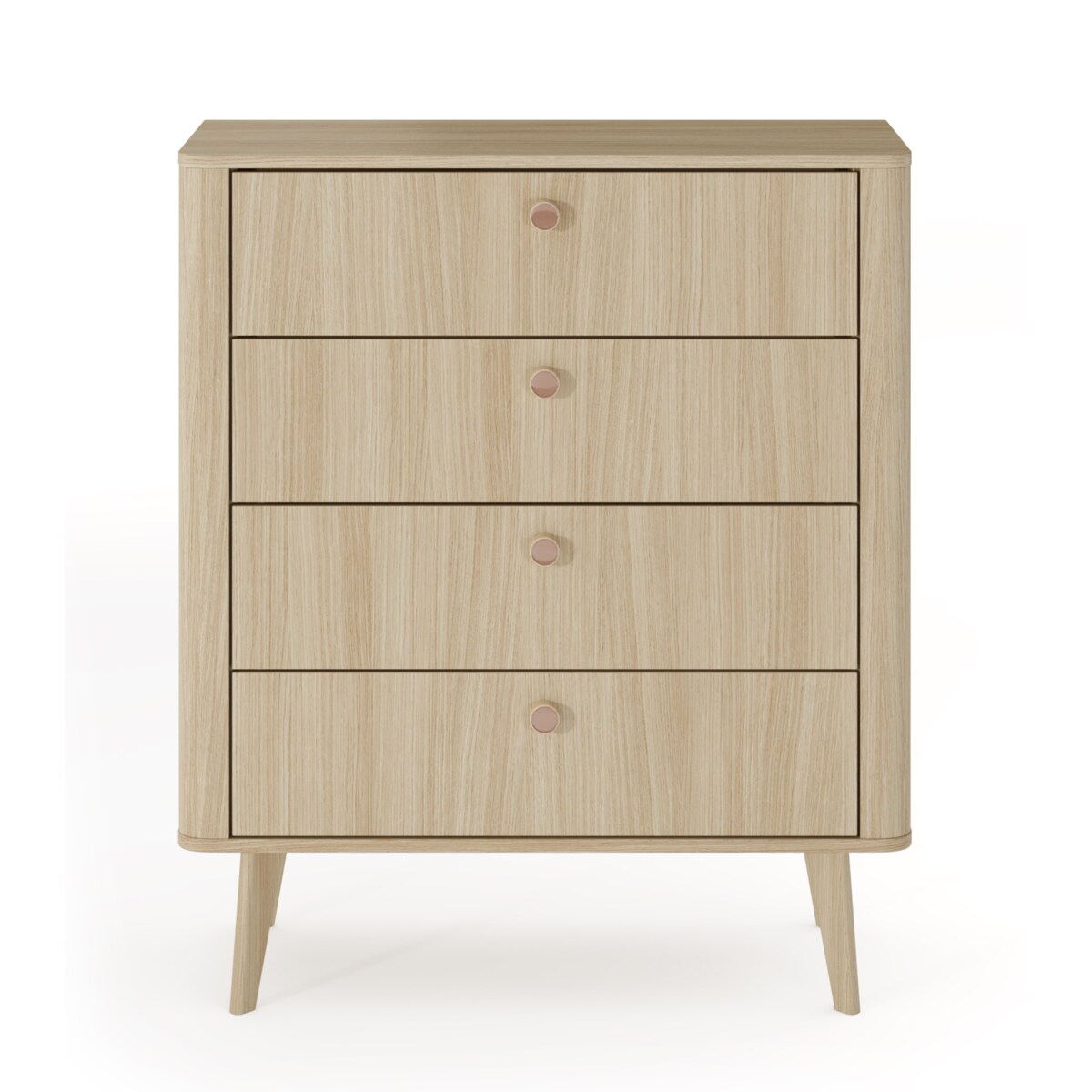 Komoda mała 88 KIKI na drewnianych nogach 4S