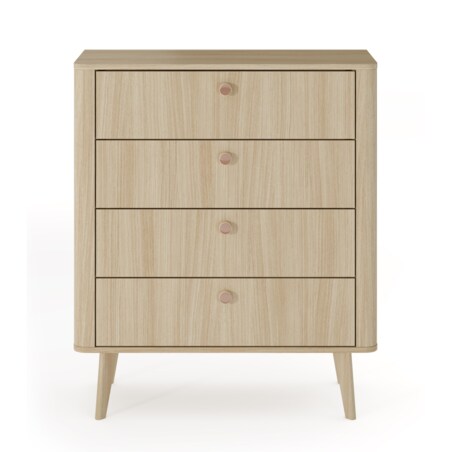 Komoda mała 88 KIKI na drewnianych nogach 4S