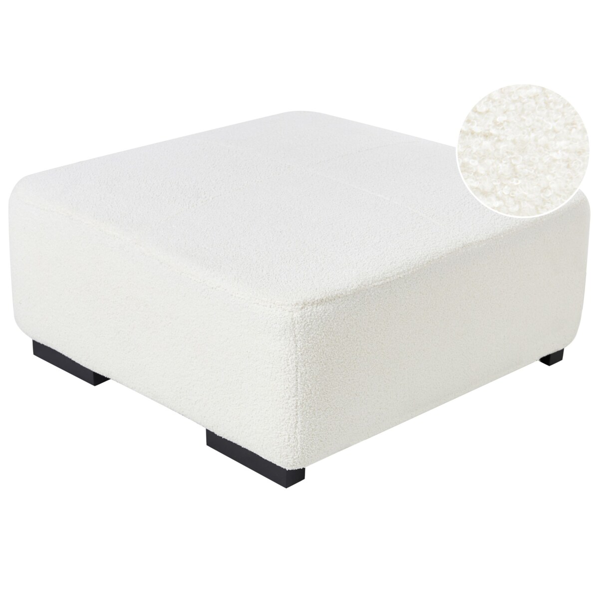 Otomana LUNGO Boucle Biały