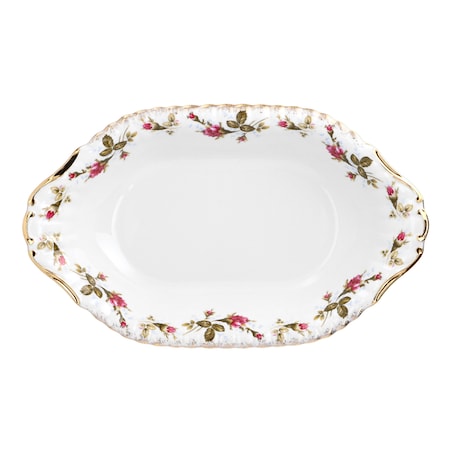 Półmisek do ryb 33 cm Iwona Złota Róża B013