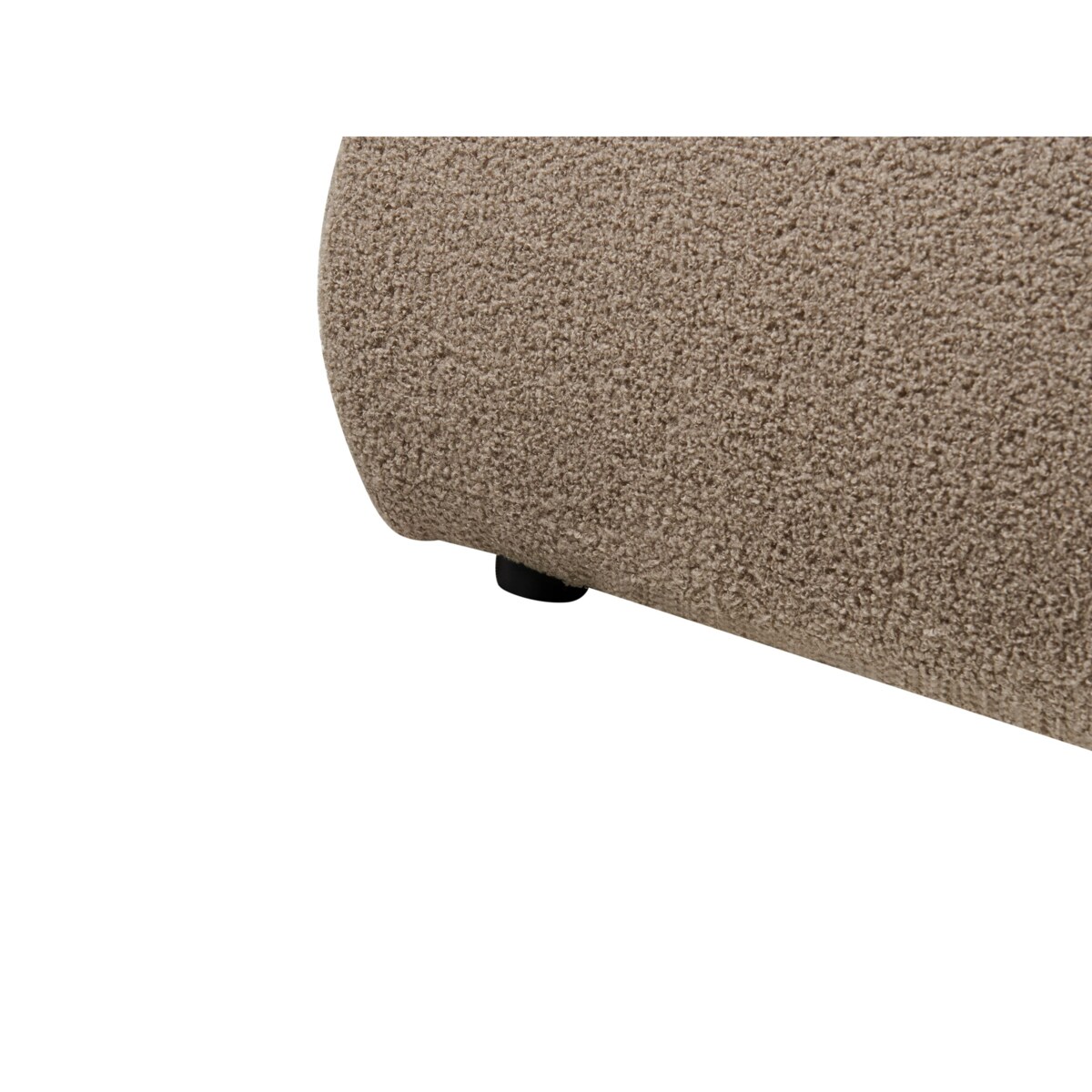 Łóżko Boucle VINAY 160 x 200 cm Beżowoszary