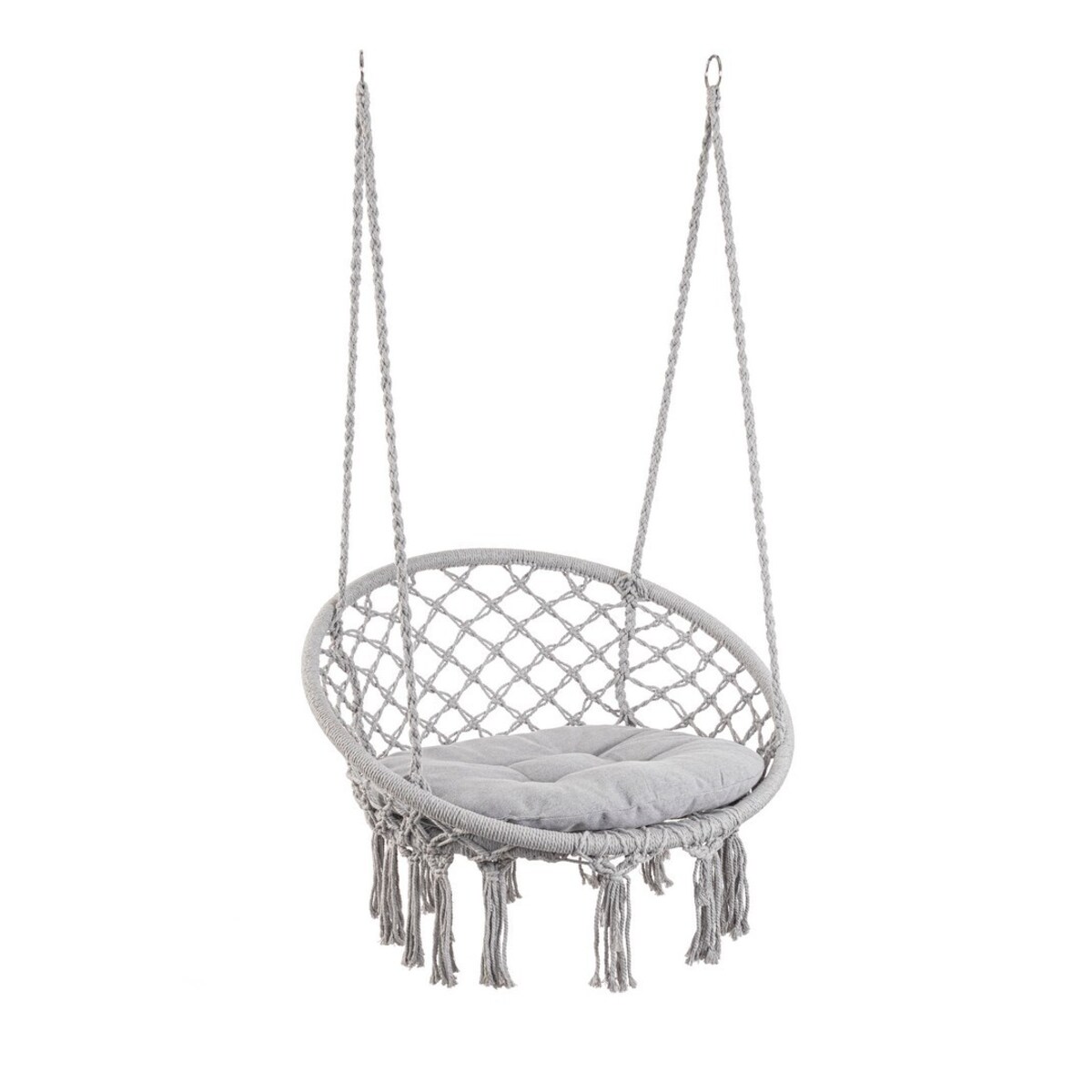 BIZZOTTO fotel wiszący ogrodowy JAVIER szary