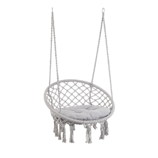 BIZZOTTO fotel wiszący ogrodowy JAVIER szary