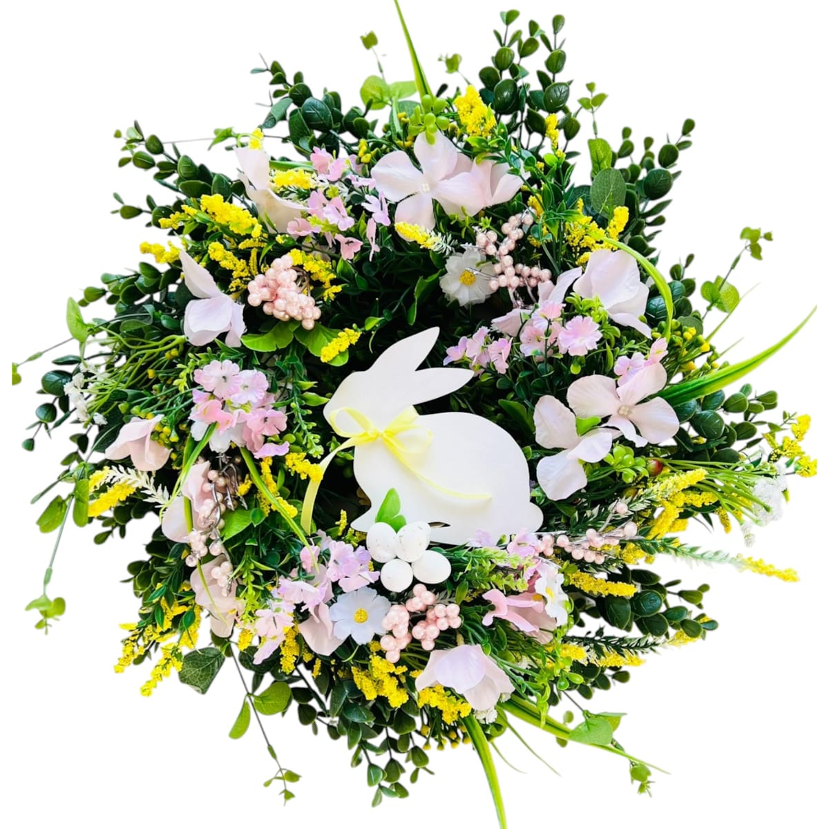 Wianek wielkanocny 50 cm stroik wiosenny XXL