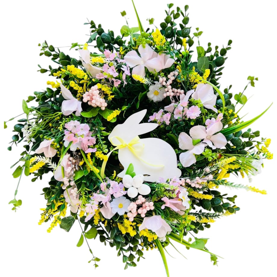 Wianek wielkanocny 50 cm stroik wiosenny XXL