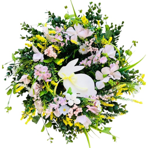 Wianek wielkanocny 50 cm stroik wiosenny XXL