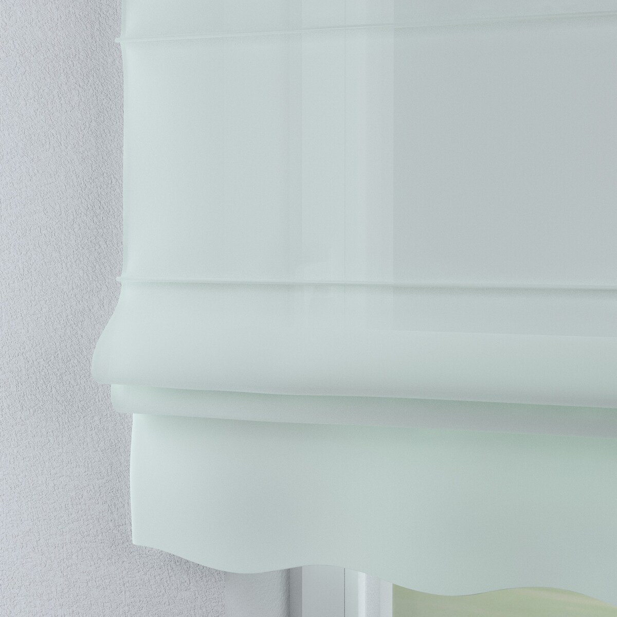 Roleta rzymska Florencja 120x170 prześwitujący, pastelowa mięta