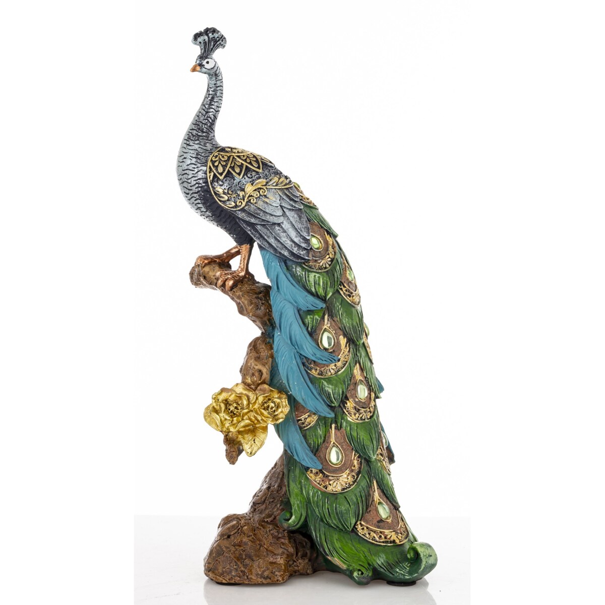 Dekoracja - Paw 29x10x14 cm POAT-2