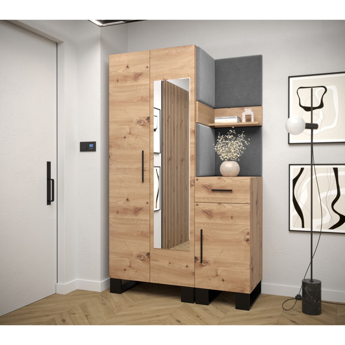 Garderoba do przedpokoju Abiks ARTIN 16 artisan+manila16