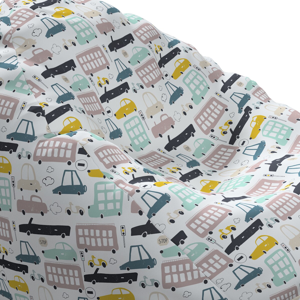 Worek do siedzenia Bowli, kolorowy, Ø80 x 115 cm, Magic Collection