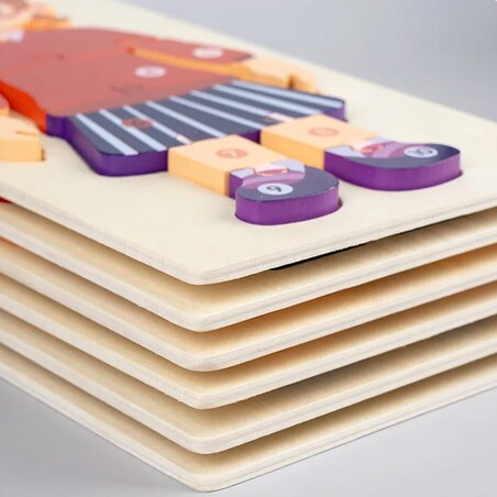 Puzzle drewniane - Zawody - Nauczycielka