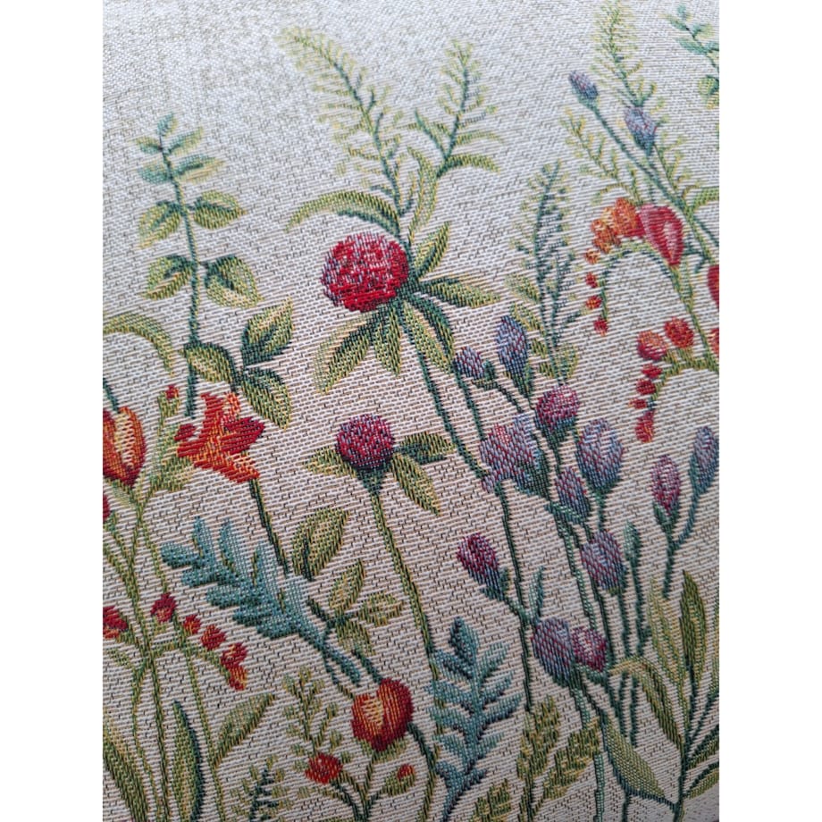 Poszewka Na Poduszkę Jasiek 45X45 Cm Żakardowa Dekoracyjna Ozobna Ogród