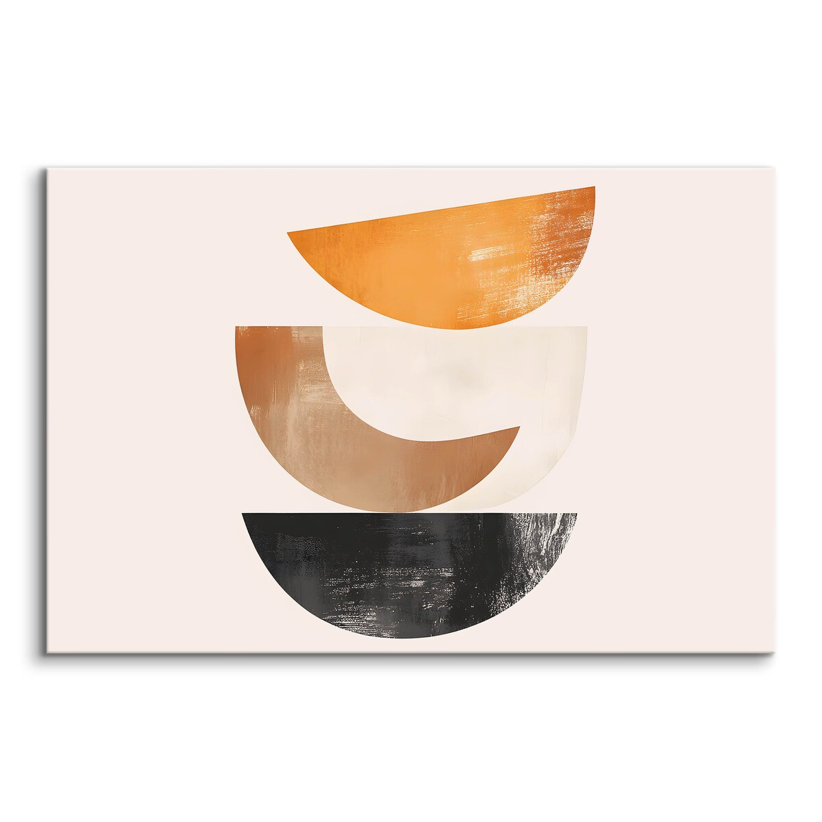 Obraz Na Płótnie Do Sypialni Abstrakcyjne Misy Boho Styl Japoński 70x50cm