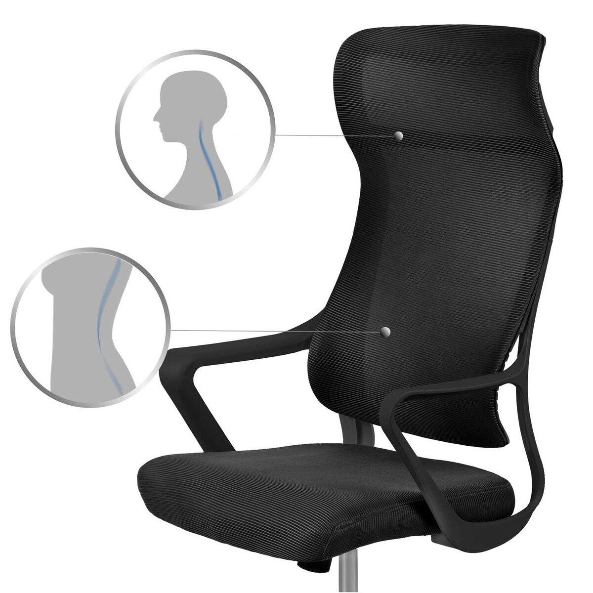 Fotel biurowy obrotowy krzesło Labi mikrosiatka Sofotel